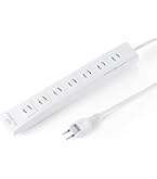 Amazon.co.jp: エレコム 電源タップ コンセント 雷ガード マグネット付