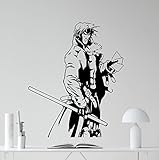 Gambit壁ビニールデカールX - Men Marvel Comics Gambitスーパーヒーロー壁ステッカービデオゲームゲーム壁装飾クール壁アート子供ティーン部屋壁モダンデザイン寝室壁装飾壁画1