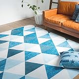 ラグ 洗える ラグマット 2畳用 3畳用 185×185 190×240 西海岸 カーペット 北欧 マイクロファイバー 絨毯 ビンテージ