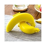 Banana Protector Cute Banana Storage Box Perfect for Freshness Preservation Vents on Side [Yellow] [