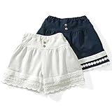 dolcina 裾レースキュロット(80～130cm) キムラタンの子供服 グレー 100 ( 33278x33478-152 )