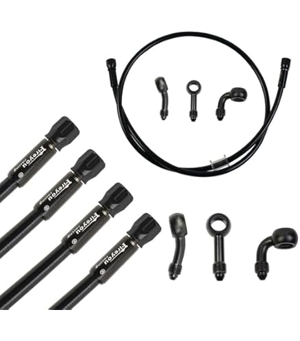 Amazon | SWAGE LINE(スウェッジライン) リアブレーキホースKIT アルミ