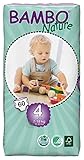 [国内正規品] BAMBO Nature プレミアム ベビー 紙おむつ Maxi Tall 4号（7-18kg）60枚入り (Maxi Tall 4号（7-18kg）)