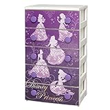 アイリスオーヤマ チェスト クリアパネル5段 幅55 プリンセスALL CHG-555