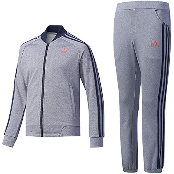 Adidas アディダス ガールズ デニム風ジャージ ジャケット パンツ 上下セット ガールズ Djh98 Djh99 ジャージ 通販 Amazon