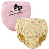 (チャックル) chuckle プリティーリボン防水布付きトレーニングショーツ2枚組 ピンク 95cm W4619-95-20