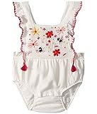 ソニア リキエル Sonia Rykiel Kids キッズ 女の子 ワンピース Vanilla Anemone Floral Embroidered Romper (Infant) 12Months