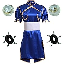 ストリートファイター　春麗　コスプレ　衣装 Amazon.co.jp: zyh-cosストリートファイター 春麗 コスプレ衣装