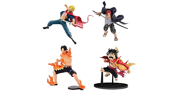 ワンピース フィギュア 4種セット ルフィ エース サボ シャンクス フィギュア ドール 通販 Amazon