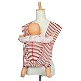 tacmamy(タックマミー) 抱っこ紐 綿100％ ボーダー柄 日本製 全3色 (L, ボーダー・レッド)