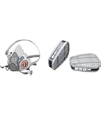 Amazon | 3M 防毒マスク 半面形面体 6000 スモール 国家検定合格品