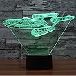 Lovoski イリュージョンランプ　アクリル製　スター　トレック　USS　エンタープライズ　3D LED　ナイトライト　7色　タッチスイッチ　デスク　ランプ