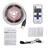 String Lights Dimmable, SOLLA Starry String Lights Remote Control USB Powered Copper Wire lights, Co