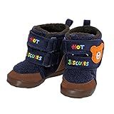 ミキハウス ホットビスケッツ (MIKIHOUSE HOT BISCUITS) ベビーウィンターブーツ 73-9301-957 16cm 紺