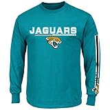 NFLジャクソンビルジャガーズメンズUVH Tシャツ、ブルー、ミディアム