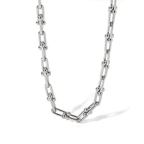 Amazon | [Moonstan] ネックレス チェーンネックレス 太め ゴールド