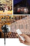 Lightess LED プロジェクションライト 投影ランプ クリスマスライト クリスマスバージョン 照明 スポットライト ロマンチックな雰囲気 雪