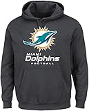 NFL Miami DolphinsメンズOur Team長袖画面印刷フード付きフリースプルオーバー、XXL、チャコールヘザー