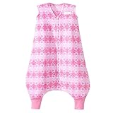 HALO SleepSack Early Walker Micro Fleece Wearable Blanket, Pink Butterfly Ombre, X-Large [並行輸入品]