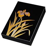 A4書類入れ 蒔絵 金あやめ 25M11-1