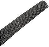Techflex ccp0.50bk Flexo Clean Cut 1 / 2インチ編組ケーブルスリーブ、ブラック – 100フィート