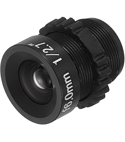 Amazon.co.jp: PATIKIL 6mm CC TVカメラレンズ F2.0 FPVセキュリティ