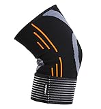 Auskio 膝サポーター 運動用ひざサポーター 怪我防止 ジョギング、ハイキング、サッカー、ハンドボール、バレーボールなどに適用 通気性 伸縮性 左右兼用 フリーサイズ 男女兼用 洗える 膝痛 膝関