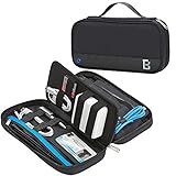 bgtrend電子アクセサリーオーガナイザー旅行ガジェットCarryバッグ、完璧サイズフィットfor Kindle Paperホワイト、ブラック