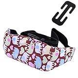 Cunina チャイルドシート頭や首をサポート ベビー 車用のヘッドバンド　睡眠サポート頭 ベルト調節可能 長旅行バンド赤ちゃん 固定バンド大人も使用可能 (象)