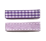 Baby Deer Clips ヘアクリップ for ベビー キッズ シンプルクリップ２個セット (パープル)