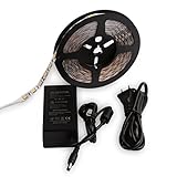LEDMO Flexible LED strip Light Kit, DC12V LED Light Strip, Super Bright 300 Units SMD5050 LEDs, Non-