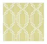 York Wallcoverings Veranda AD8193 Lattice Sidewall Wallpaper, Mint Green/White [並行輸入品]