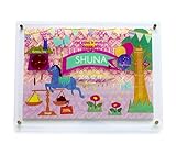 出産祝い 出産記念 名入れ ベビー バース メモリアルフレーム バースメモリアルボード メルヘン アクリル