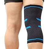 膝サポーター スポーツ 膝固定 ひざ 保温 冷え取り 関節靭帯保護 中圧迫サポーター 怪我防止 関節炎 膝関節痛 登山 ランニング バスケ アウトドア 男性 女性 左右兼用 ブルー