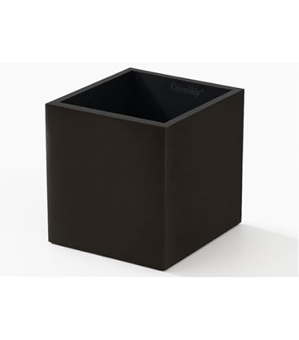 Amazon.co.jp: プランター 小型 20×20cm スクエア 正方形 深型