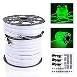 Koval Inc。150 ft。ネオンアウトドアライトLEDロープ文字列ライト グリーン rope light