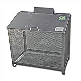 サステック ゴミ収納BOX ワンニャンカア BH-90 　『ゴミ袋（45L）集積目安　5袋、世帯数目安　4～5世帯』『ゴミ収集庫』『ダストボックス　ゴミステーション　屋外　ステンレス』