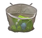 KidLuf Bath Toy Organizer Corner with Mesh Pockets, Bath Toy Organizer Corner, Bath Toy Holder (9" x