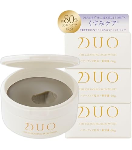 Amazon | デュオ D.U.O. ザ クレンジングバーム ホワイト 90g 【3個