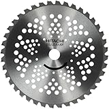 日立工機 エンジン刈払機用チップソー 草刈用 軽量 外径255mm×穴径25.4mm 40枚刃 10枚入 0023-0128