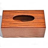 ティッシュボックス 木 ティッシュBOXカラー ブラック (大, 木)