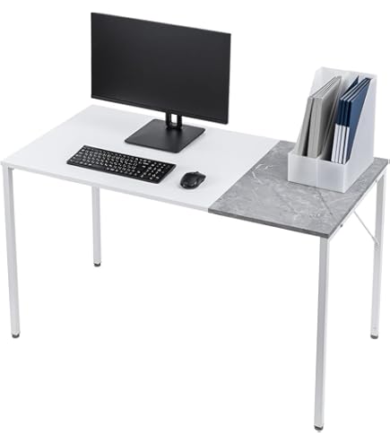 IKEA イケア　PCデスク　机　ヴィットショー　ホワイト　白 イケアの白いガラステーブルをパソコンデスクに【IKEA VITTSJO