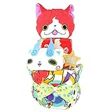 おむつケーキ 妖怪ウォッチ ジバニャン コマさん 2段 出産祝い ベビーギフト タオル ぬいぐるみ yokai2