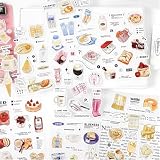 Lemsoda 手帳シール シール おしゃれ 少女&子供用 日常小物 DIY 手作り ステッカー 8枚セット ノート日記 カレンダー 装飾用ステッカー