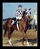 8 x 10のすべての木製額入りフォトSecretariat Race Horse Triple Crown Winner