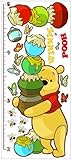 Disney " Pooh "壁デカール成長チャート21.5 " x50.25 " by Wallhogs