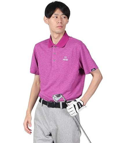 Amazon.co.jp: ピン（PING） ゴルフウェア 蝉川プロ 半袖