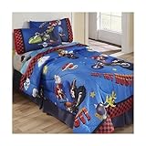 Nintendo Super Mario Kart "Eat My Dust" Twin Sized Comforter [並行輸入品]