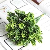 etbotuシミュレートパイナップルGrassブーケ人工花装飾花Arrangement材質( 6分岐per Bouquet ) BK-YZZ-10-0312-72