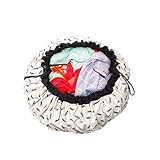 Play & Go Large子Clothespin遊びマットとおもちゃオーガナイザーストレージ55 "バッグ – ポータブルコンテナ保存のための子供おもちゃ